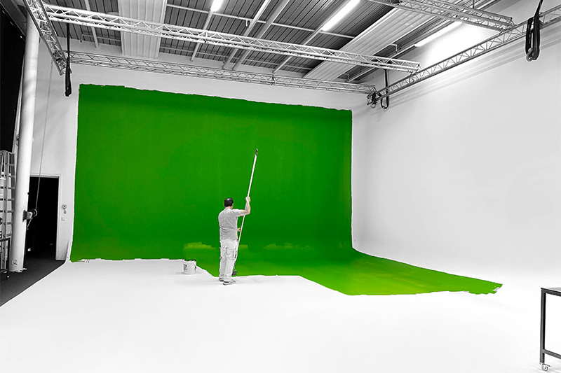 FOTODOM 2XL  Greenscreenanstrich